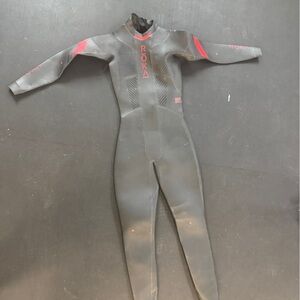 ROKA Men's Black and Red Wetsuit